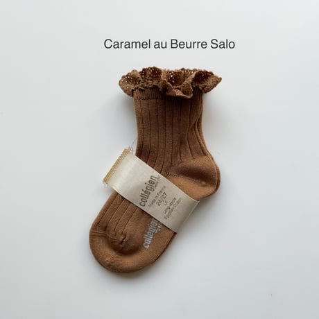 Collegien  Lili - Lace Trim Ankle Socks