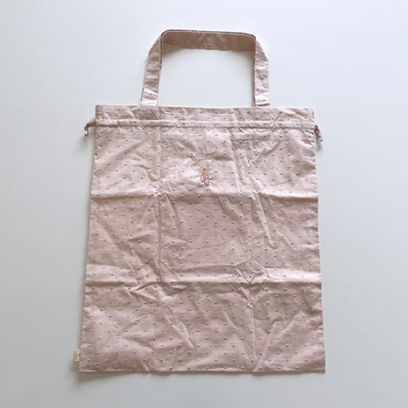 ドローイングバッグ  ピンク LLサイズ (取っ手付き)