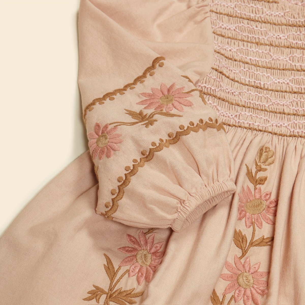 ワンピース apolina penelope dress pink sand 2-3y APOLINA Penelope DressーPink Sand - SEN_TO_SENCE