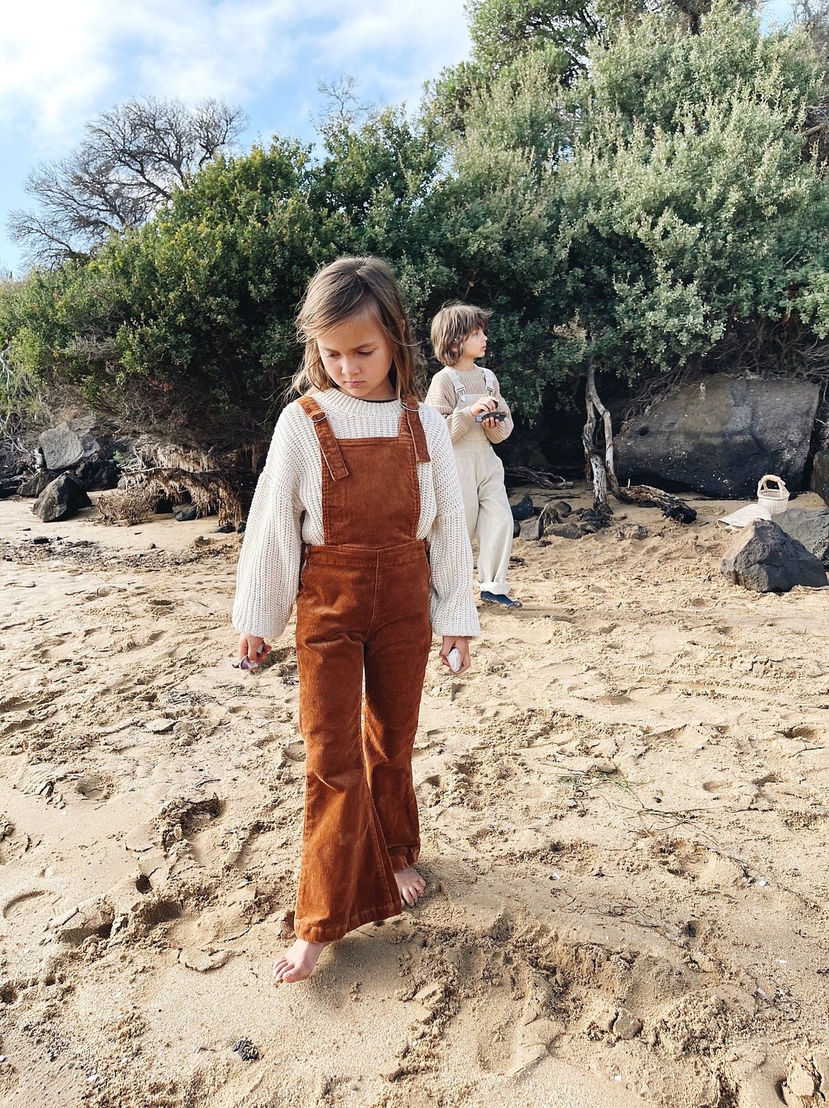 twin collective オーバーオール Twin Collective-FARRAH OVERALL-TOFFEE CORD | Ba