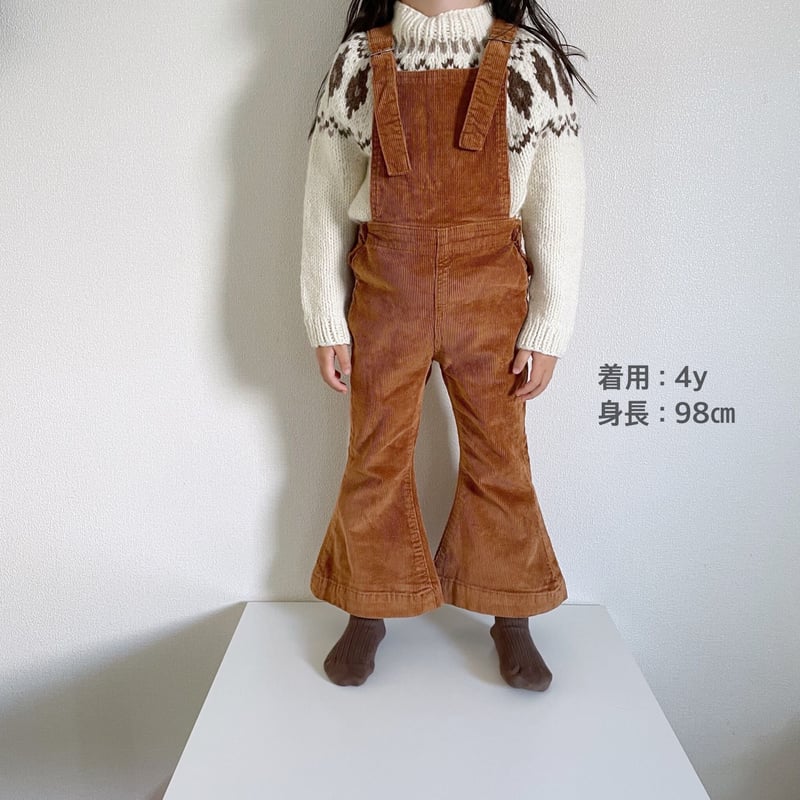 Twin Collective-FARRAH OVERALL-TOFFEE CORD | Ba