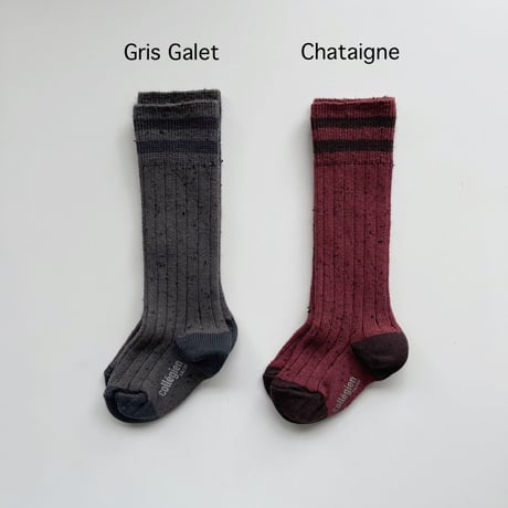 Collegien  Noa - Ribbed Nepp Varsity Knee-high Socks
