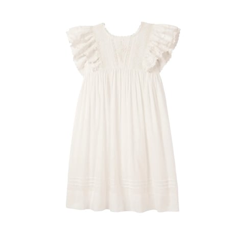 FAUNE  Zinnia Dress - Pure White