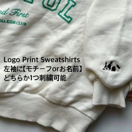 ARCADIA　Logo Print Sweatshirts
