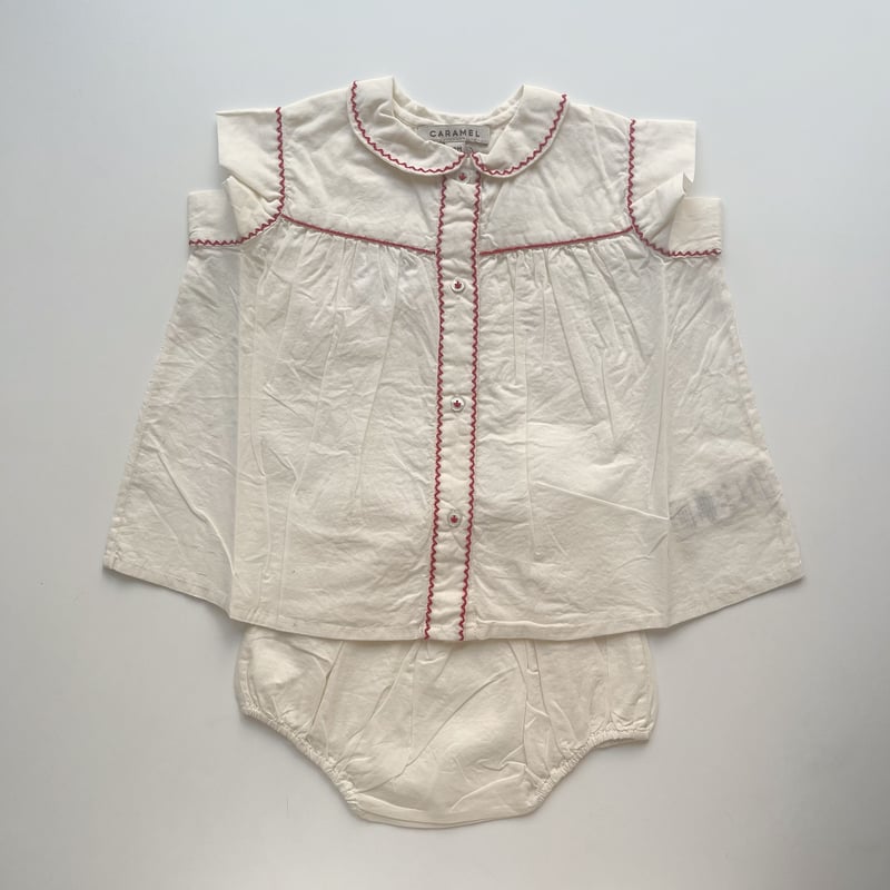 CARAMEL LEMONGRASS BABY SET - OFF WHITE | Bab