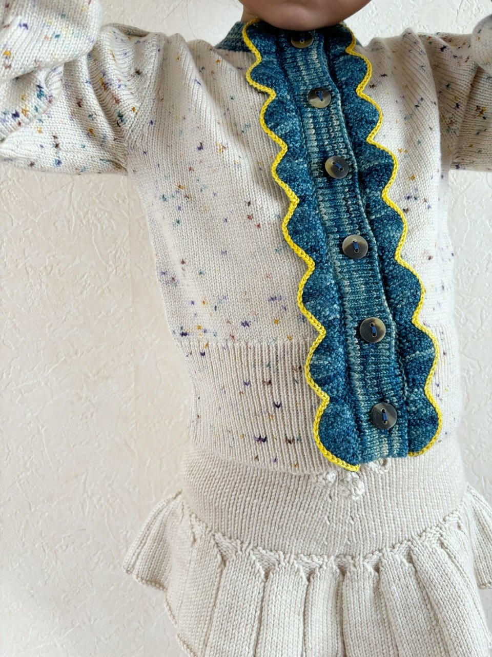 Misha & Puff Elizabeth Cardigan - Iris Confetti