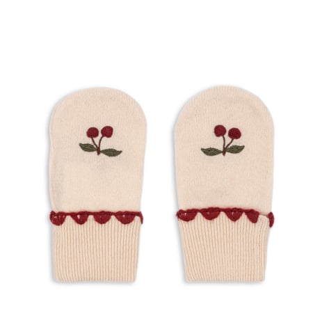 Konges Sløjd 　COLLETTE MITTENS - OFF WHITE