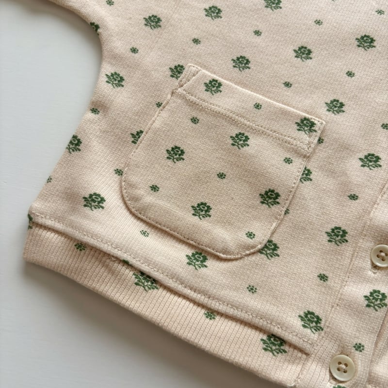 Y*U様 apolina 2-3y Apolina SIMONA JERSEY CARDIGAN - MEADOW CALICO