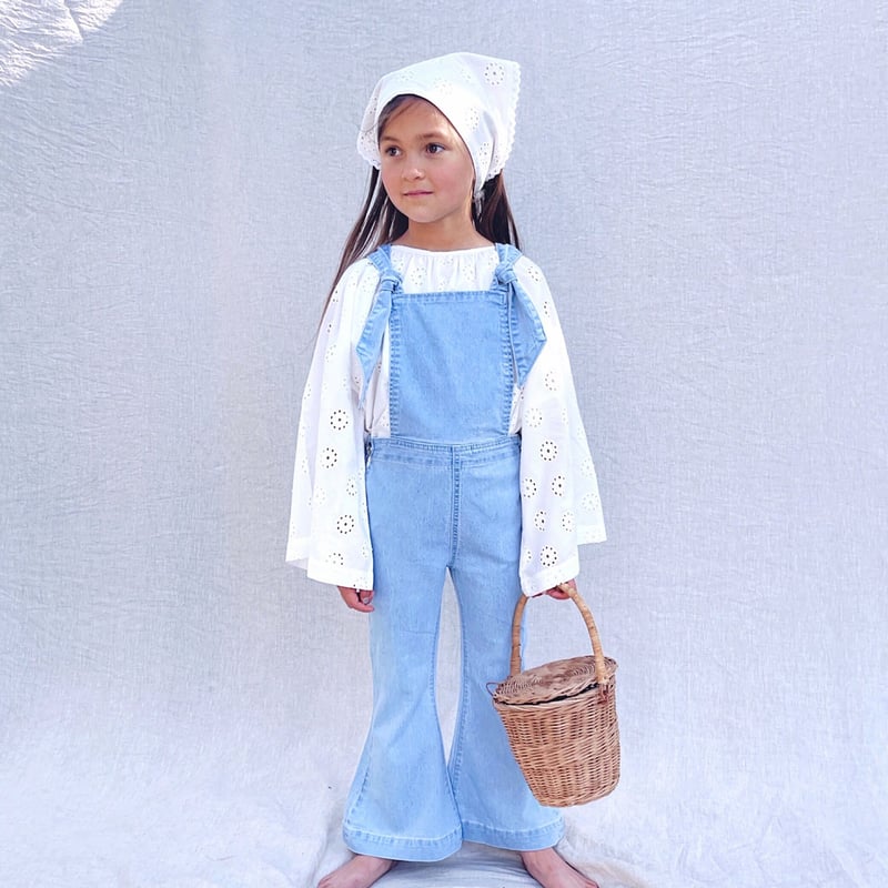Twin Collective FARRAH OVERALL - BABY BLUE TIE