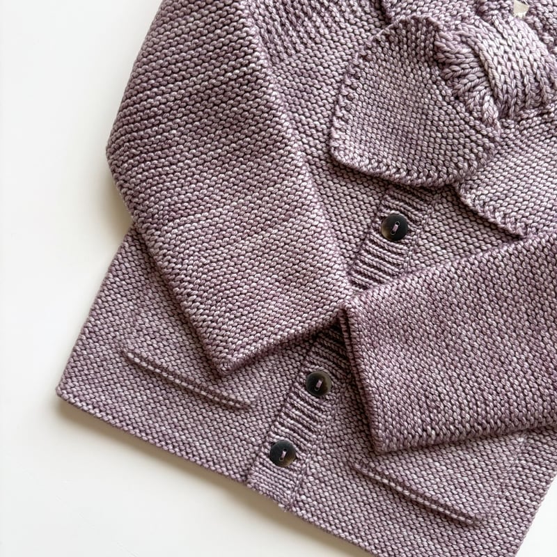Misha & Puff Scout Cardigan - Periwinkle | Baby