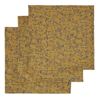 Konges Sløjd 3 PACK MUSLIN CLOTH WINTER LEAVES MUSTARD  バラ売り