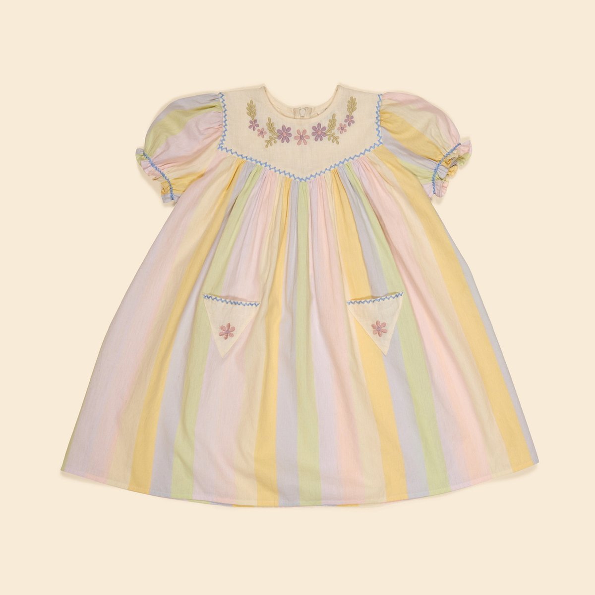 Apolina KIKI DRESS - PAINTERS STRIPE | Baby St