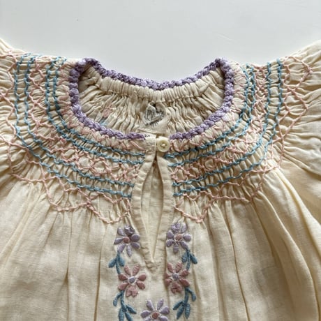 Apolina  VERNA SMOCK DRESS - CREAM