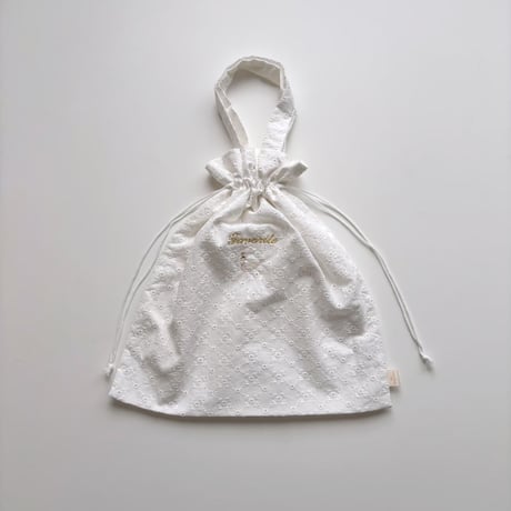 ドローイングバッグ lace embroidery Mサイズ/Sサイズ/Miniサイズ/minimini