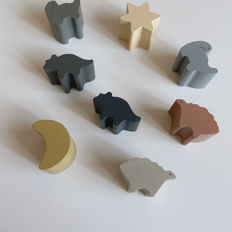 Konges Sløjd DINO SHAPE SORTER MULTI
