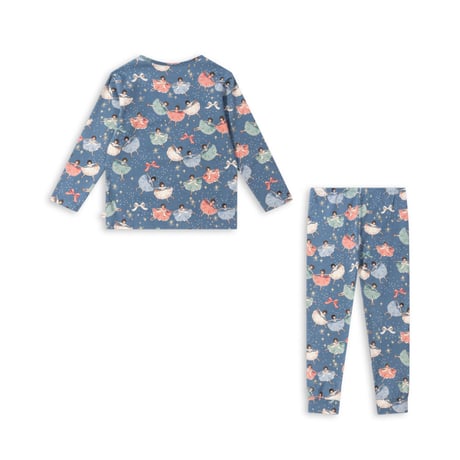 Konges Sløjd 　BASIC BLOUSE/PANTS SET GOTS - SNOW BOW BALLERINA