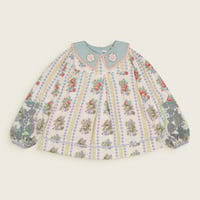 Misha & Puff Zig Zag Pointy Peak Hat - Antique