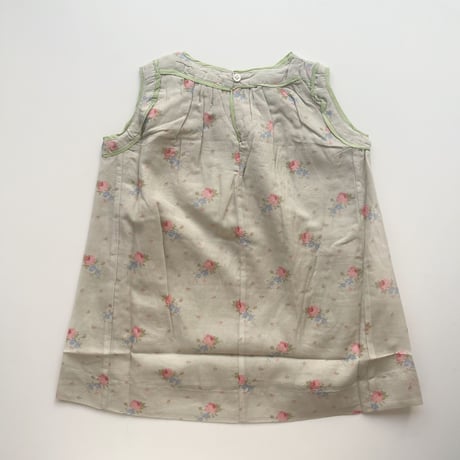 CARAMEL 　GINGER BABY DRESS - ROSE BOUQUET PRINT