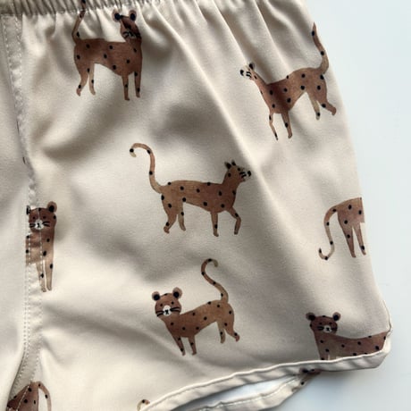 Rylee + Cru　SWIM TRUNK - LEOPARD