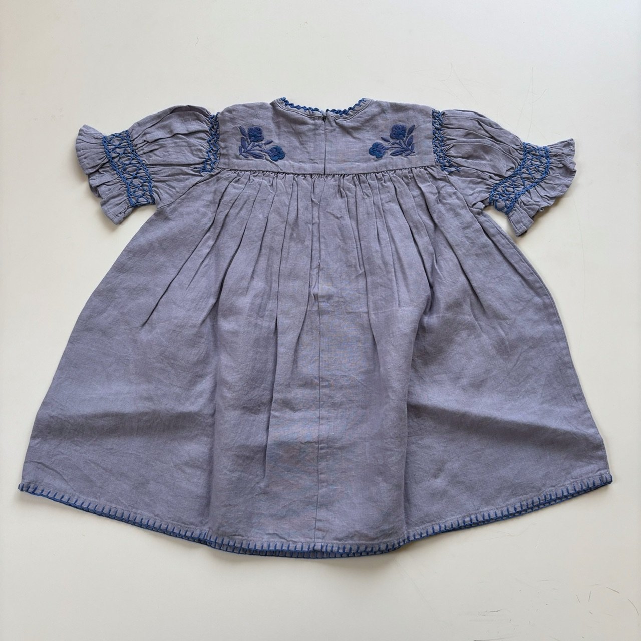 Apolina DORA DRESS - BLUE-LILAC | Baby Style LAB