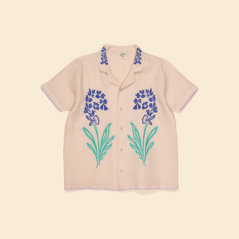 Apolina DONNY EMBROIDERED SHIRT - BLUSH | Baby