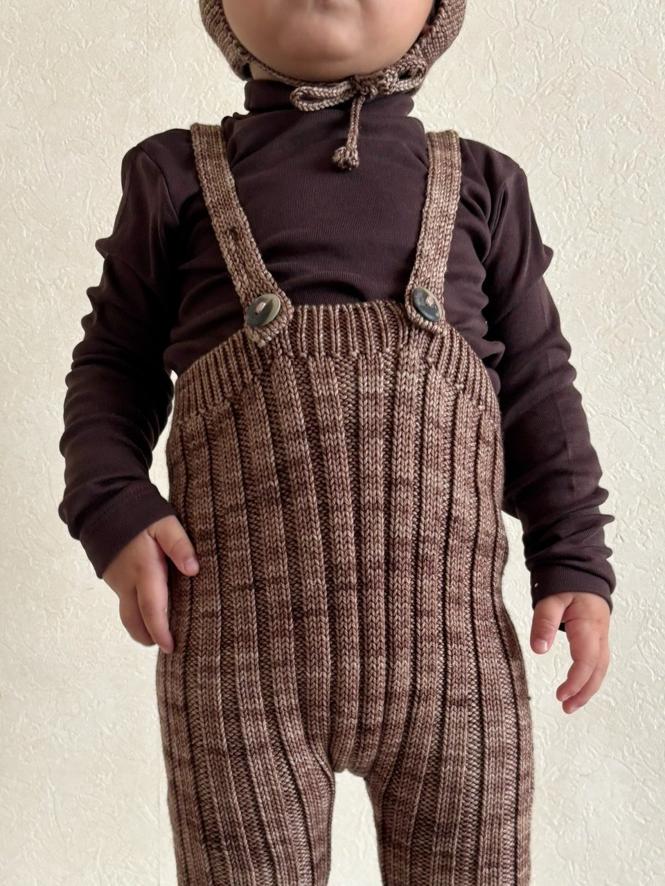 Misha & Puff Baby Rib Longies - Patina | Baby S