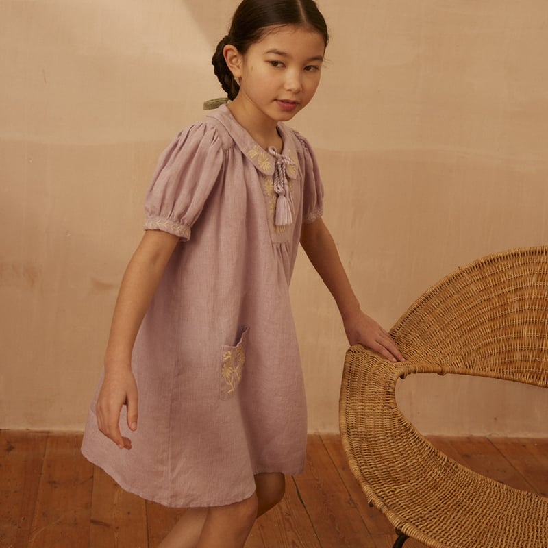 Apolina NORA DRESS - LAVENDER | Baby Style LAB