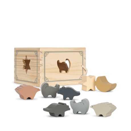 Konges Sløjd DINO SHAPE SORTER MULTI