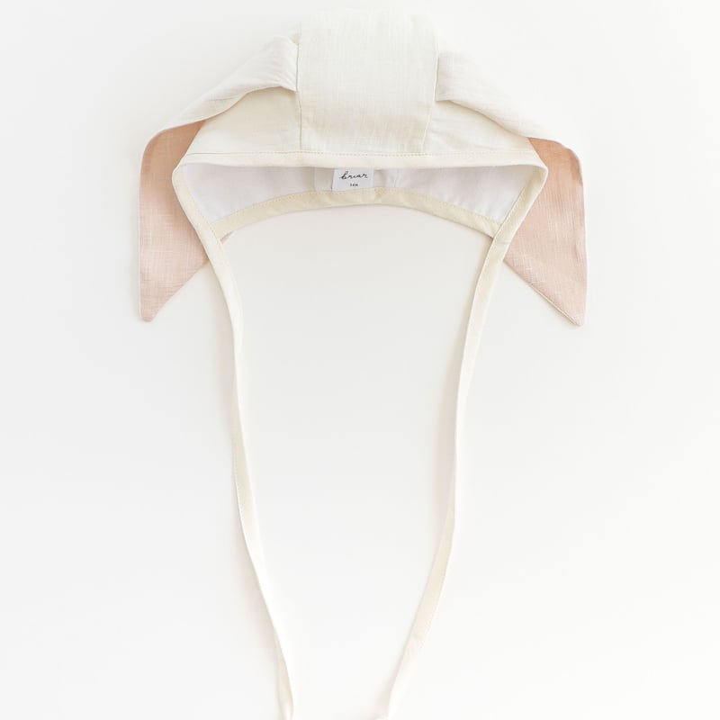 Briar Baby IVORY BUNNY BONNET | Baby Style LAB