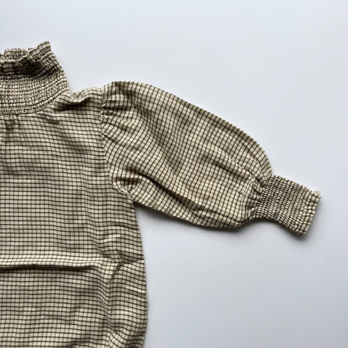LiiLu チェック柄　ロンパース Liilu Smocked Check Romper | Baby Style LAB