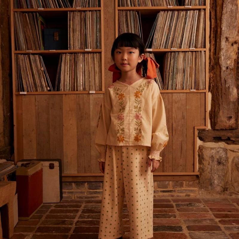 Apolina MILA JERSEY TROUSER - MEADOW CALICO |