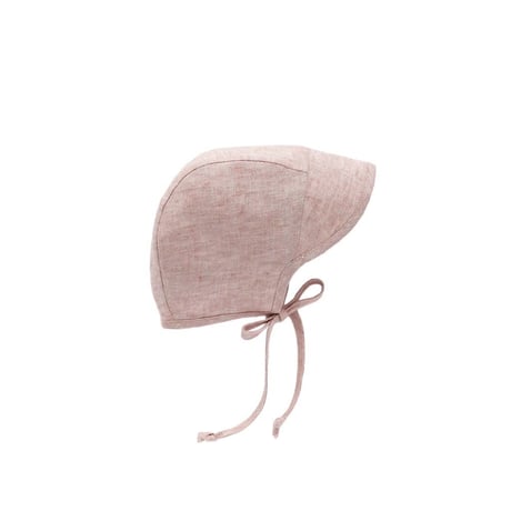 Briar Baby  BRIMMED BLUSH LINEN BONNET