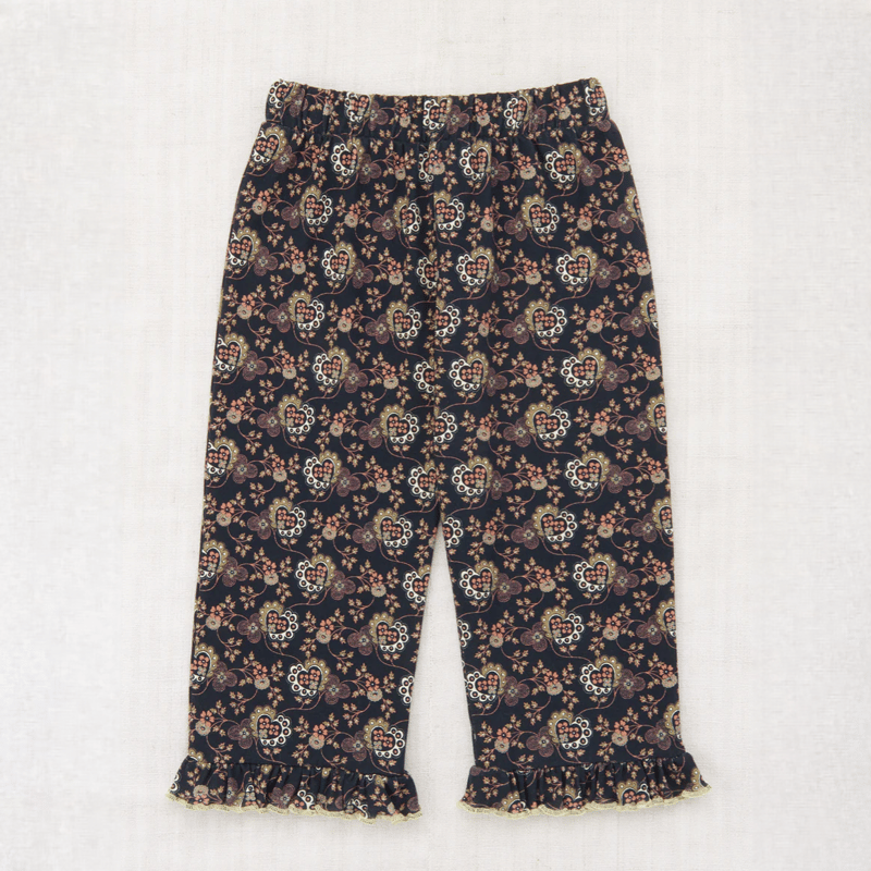 ボトムス Misha&Puff RUFFLE PEDAL PUSHER PANTS 3Y Misha & Puff Ruffle Peddle Pushers ~ String - Little French