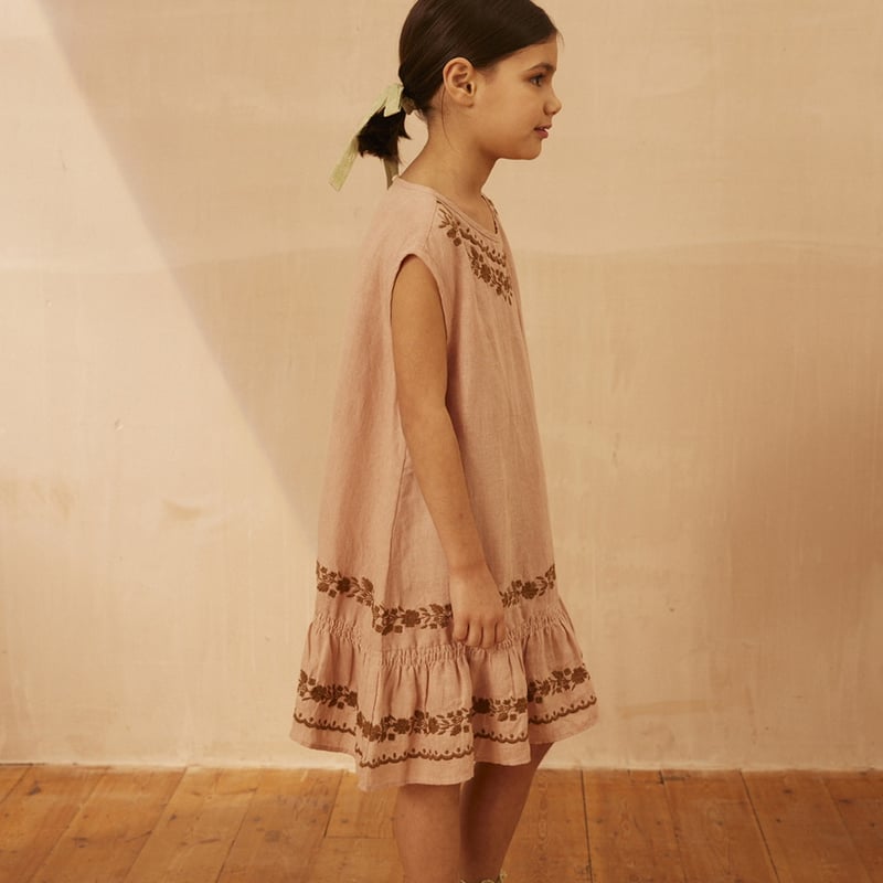 Apolina BEULAH DRESS - ROSEWATER | Baby Style LAB