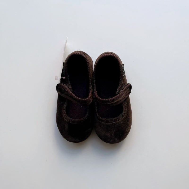 Cienta ベロアフォーマルストラップシューズ EUR23-31 Brown | Baby ...