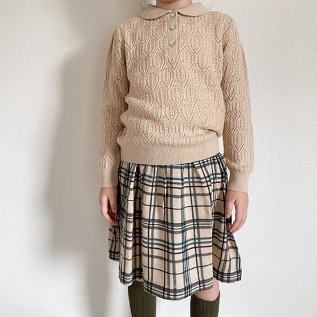 FUB Pointelle Blouse - Hay