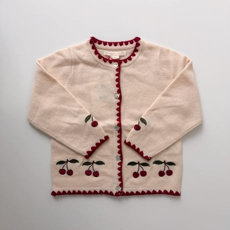 Konges Sløjd 　COLLETTE CARDIGAN - OFF WHITE