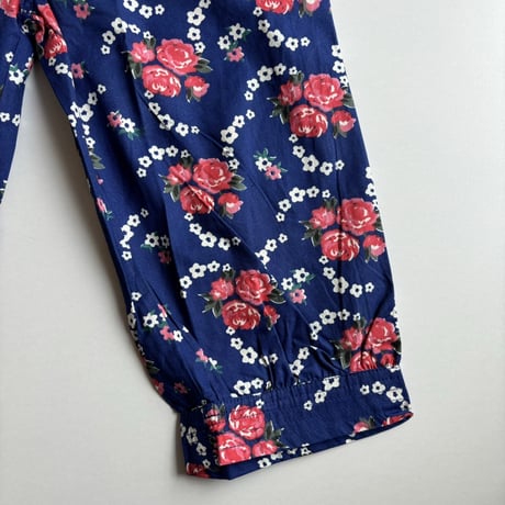 CARAMEL　GOBI DUNGAREE - ROSE POSY PRINT BLUE