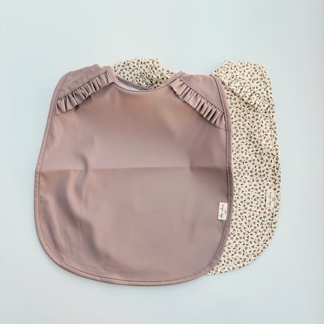 Konges Sløjd  2 PACK DINNER BIB WITH FRILL- MILK TANK/ANTLER
