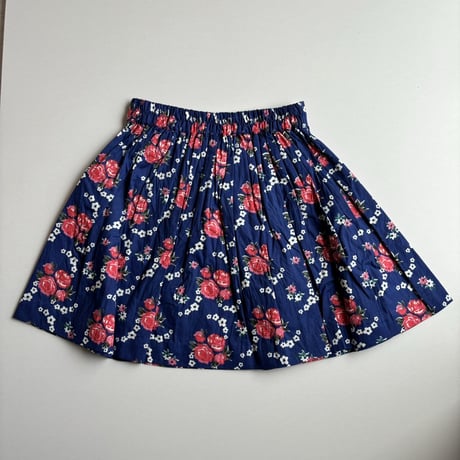 CARAMEL　CUMIN SKIRT - ROSE POSY PRINT BLUE