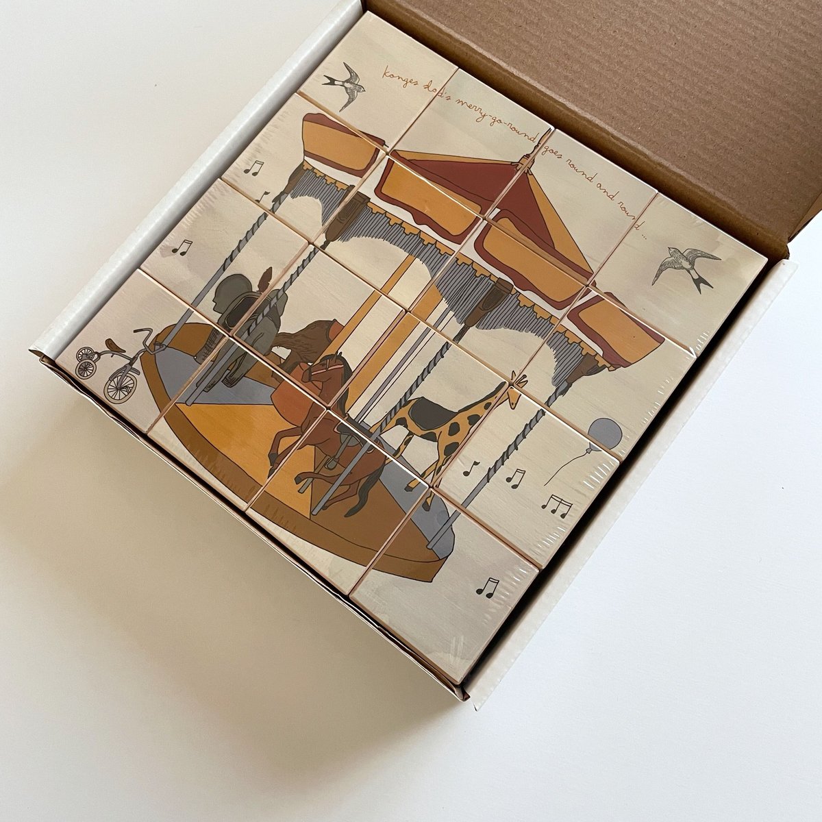 Konges Slojd ウッドブロック 16個入り Konges Slojd ウッドブロック 16個入り