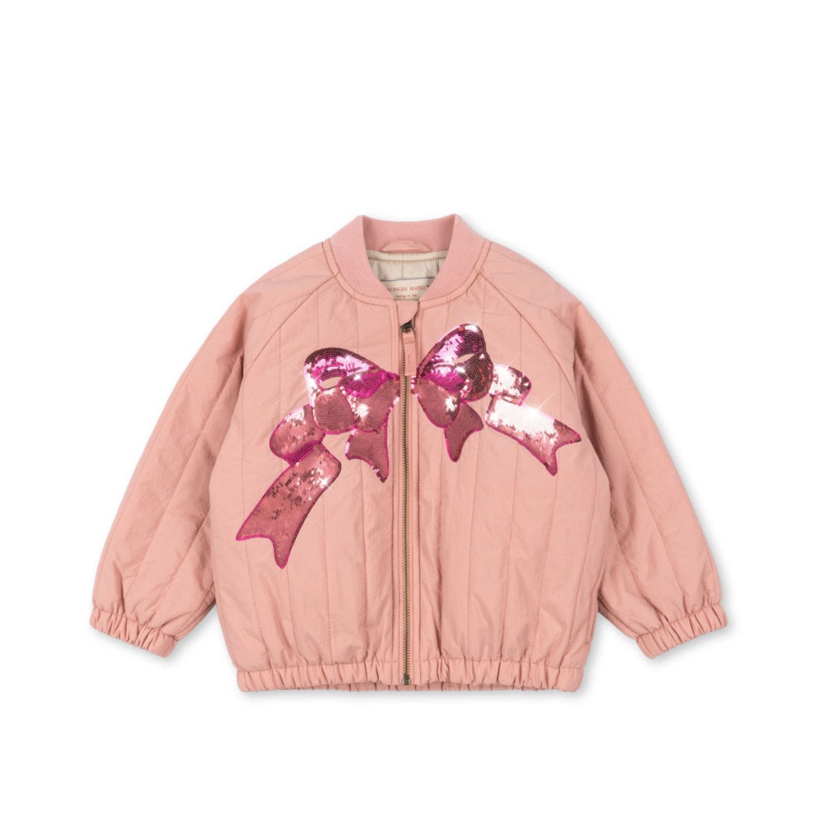 KongesSløjd JUNO SEQUIN BOMBER JACKET - ROSETTE KongesSløjd JUNO SEQUIN BOMBER JACKET - ROSETTE