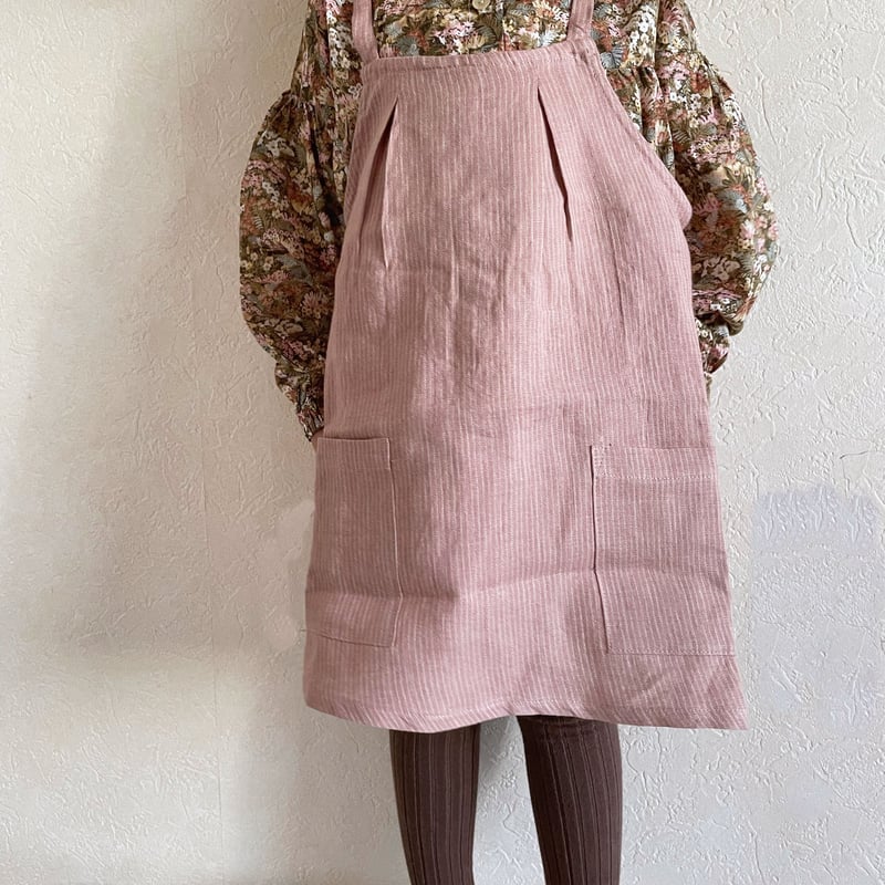 Nellie Quats Marbles Pinafore - Dusty Rose Fi...