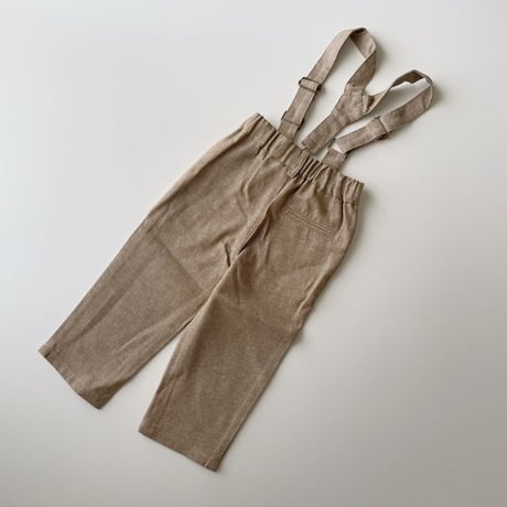 NORALEE　suspender pant - caramel