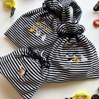 Misha & Puff ラッフル　ペダル　プッシャー　パンツ Misha & Puff Ruffle Pedal Pusher - Galaxy Calic