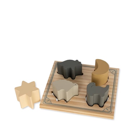 Konges Sløjd DINO SHAPE SORTER MULTI