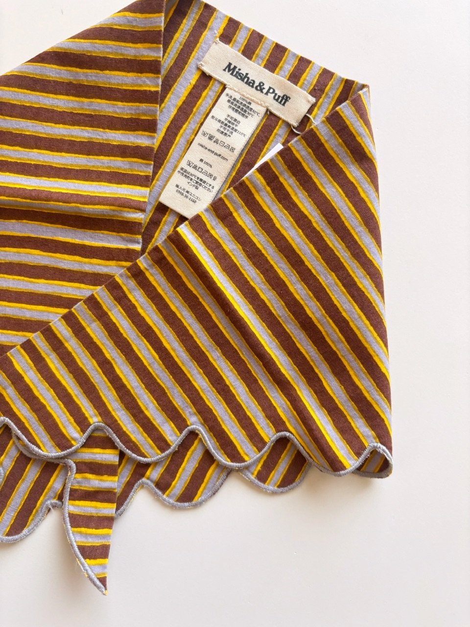 Misha & Puff SCALLOP SCARF - COLA PAINTERLY STR