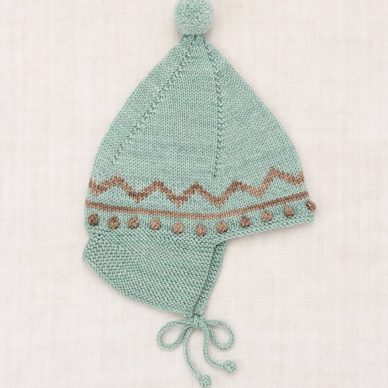帽子 zigzagpointy 2-4y GRAMICCI × and wander zigzag stitch hat | and wander（アンド