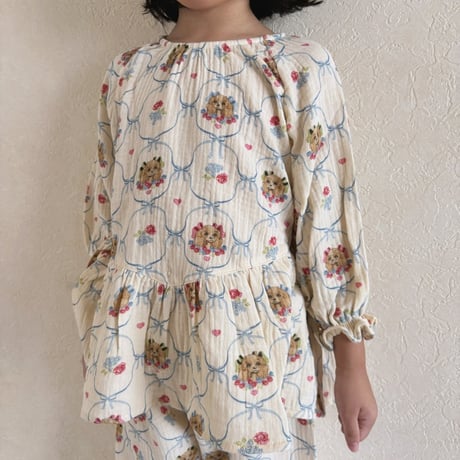 KongesSløjd　COCO BLOUSE GOTS - PUPPY