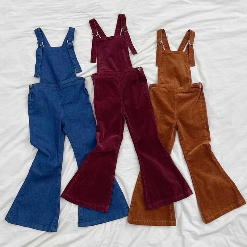 TWIN COLLECTIVE デニムオーバーオール Twin Collective-FARRAH OVERALL-TOFFEE CORD | Ba